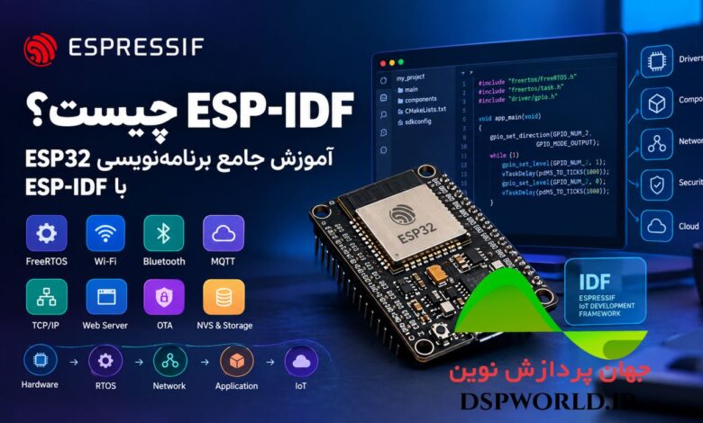 آموزش ESP-IDF و برنامه نویسی ESP32